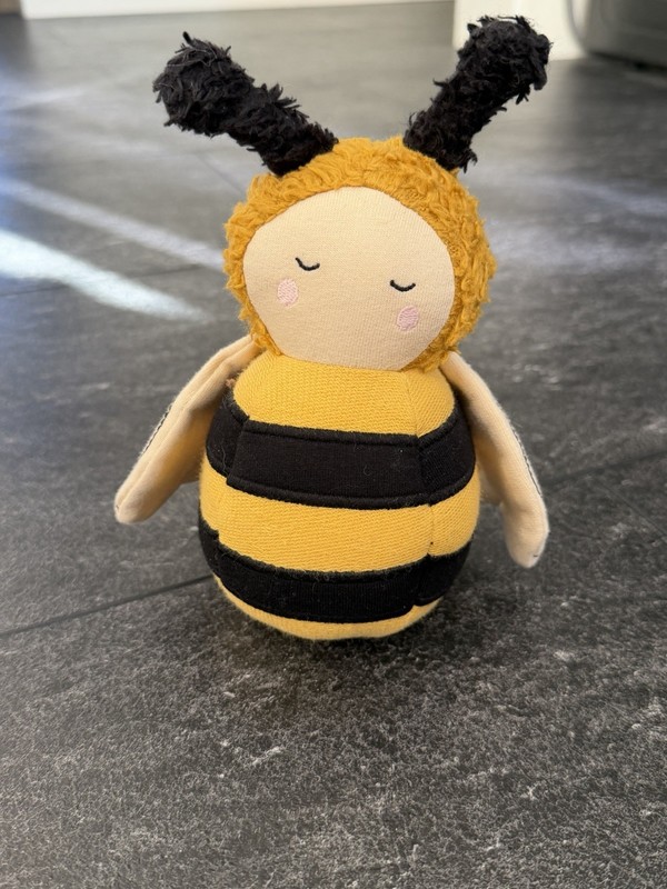 Fabelab Bee Bumblebee Tumbler Baby Toy Organic Cotton