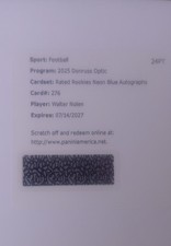 2025 Donruss Optic Football Set Review and Checklist 32