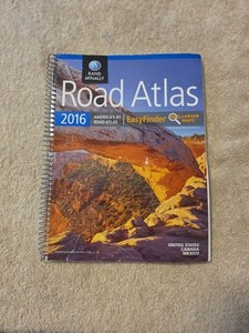 Rand McNally 2016 EasyFinderÂ® Midsize Road Atlas (Rand Mcnally Road Atla - GOOD