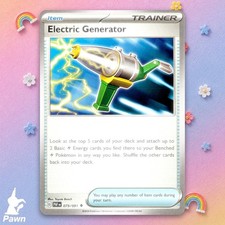 Generatore Elettrico 79/91 Destino Paldeo Pokemon TCG Card Singola Trading Card