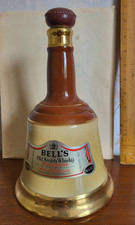 Vintage Bells Scotch Whisky Bell Shaped Bottle Decanter Perth Scotland (Empty)