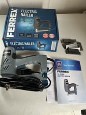 FERREX ELECTRIC NAILER 15/32mm Staple Nail Gun 240v