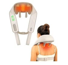 Snailax Cordless Neck Massager with Heat, Deep Kneading, Shoulder Back Massager