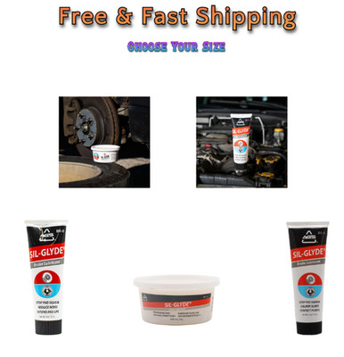 SIL-Glyde Silicone Based Brake Assembly Lubricant for Eliminating (Select Size)