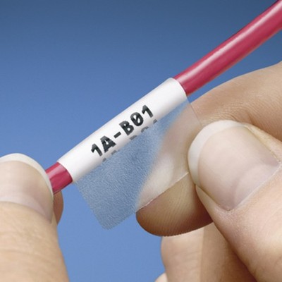 PANDUIT CORP S100X150YAJ Laser Inkjet Self Lam Lbl Wht Pkg 2500