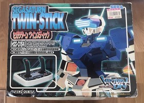 Virtual On Game & Sega Saturn Twin Stick Arcade Controller BUNDLE!