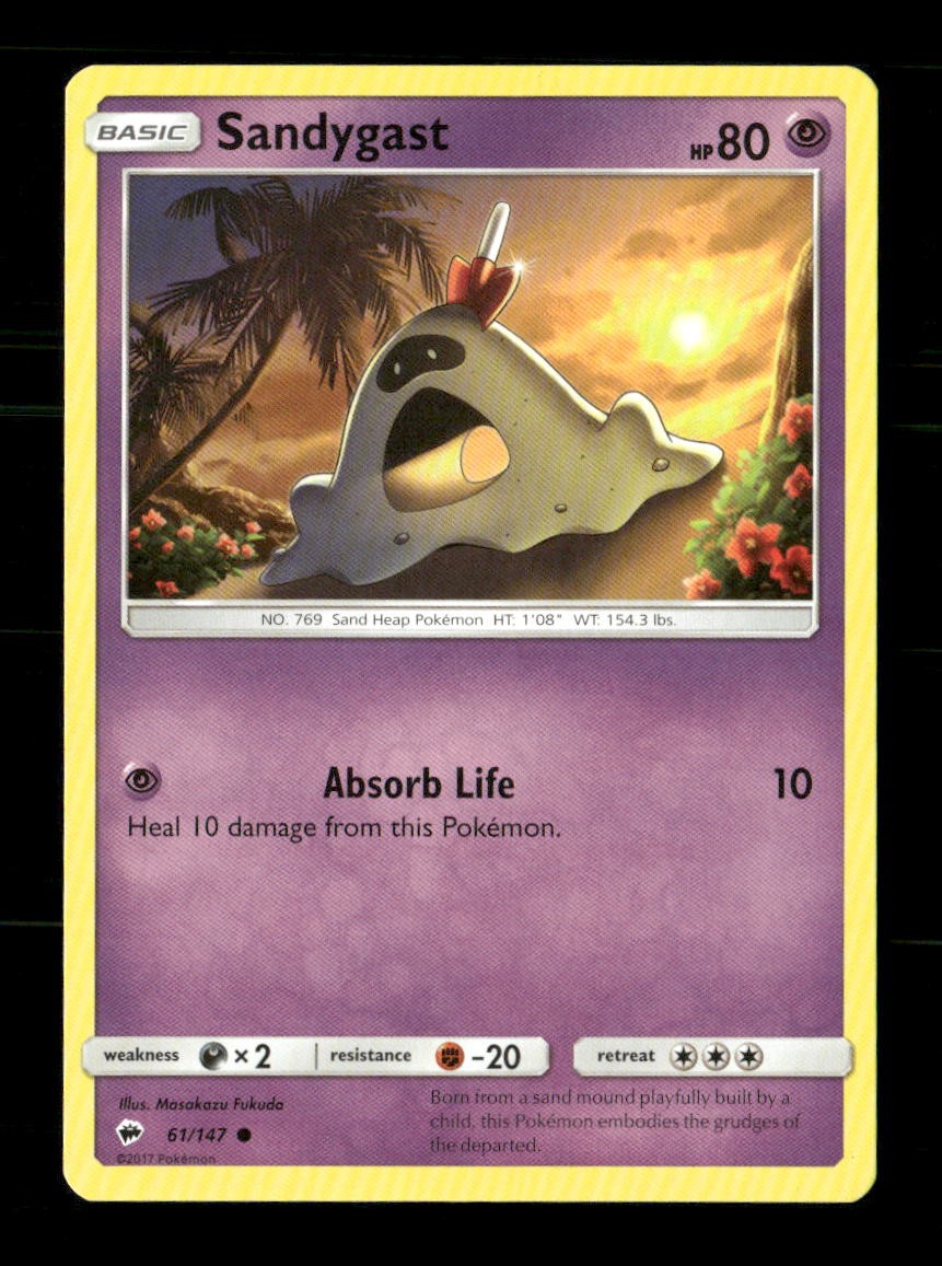 Sandygast 61/147 Burning Shadows NM/M Pokemon