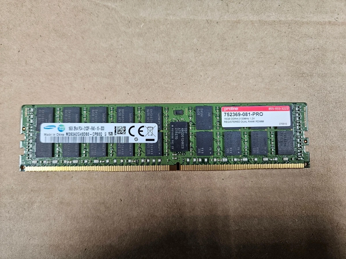 Samsung PC4-17000 (DDR4-2133) Bus Speed Computer RAM 16 GB Total