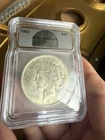1923 Peace Silver Dollar $1 ICG Genuine Slabbed Philadelphia Business Strike