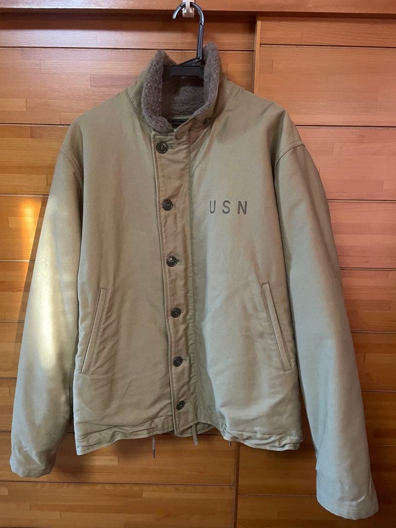 Buzz Ricksons N-1 Deck Jacket Excellent Used XL W… - image 1