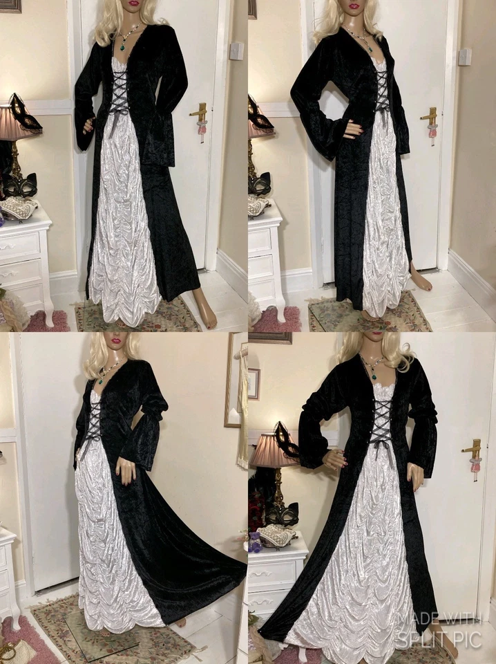 Винтажный сексуальный Хэллоуин косплей Ренессанс гот Венч стимпанк ведьма корсет платье - Изображение 4 из 4