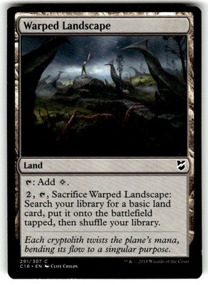 Warped Landscape Commander C18 MTG Regular