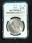 1887 MORGAN DOLLAR NGC MS 63 053