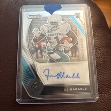 2021 Panini Prizm Draft Picks - Draft Picks Autographs CJ Marable #DPA-CJM (Au