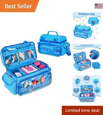 Multi-Compartment Nylon Toniebox Case - Perfect for Tonies Figures Headphones