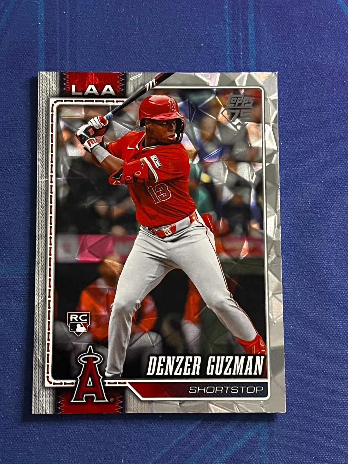 DENZER GUZMAN 2026 Topps Series 2 DIAMANTE Foil Angels #435 RC