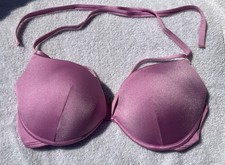 Victoria s Secret Lavender Pink Padded Push-up Bikini Bathing Suit Top 34 D