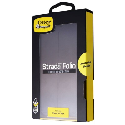 Otterbox Strada Folio Case for Apple iPhone XS Max - Shadow (Black/Pewter)