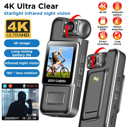 Sport 1080P HD Video Recorder DVR IR Night Cam Camcorder Mini Body Police Camera