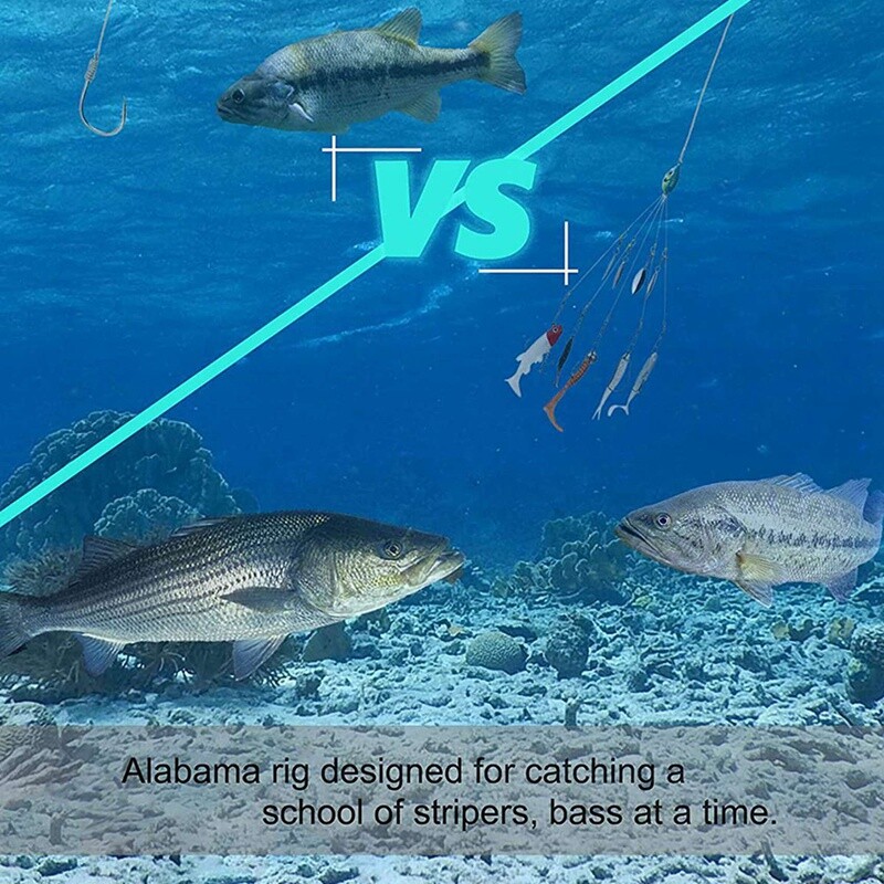 4X Umbrella Rigs for Bass Stripers Fishing, Freshwater Fishing9059 eBay