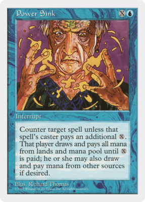 MTG | Power Sink | Fifth Edition | EX | EN
