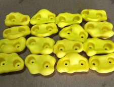 Swingset climbing rock Kit,Playground climb holds,playset textured climbing,16pc