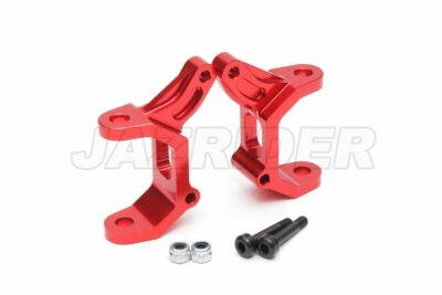 Jazrider Aluminum Front C-Hub (Red) For Tamiya Thunder Shot/Fire Dragon RC Buggy