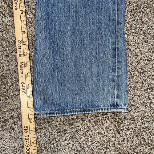 Levis 501XX Jeans Men 38x29 Blue Button Fly Straight Leg Denim - Picture 7 of 14
