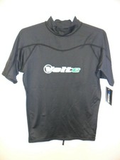 VOLTE Men's S/S Rashguard LYCRA - BLK - Medium - NWT