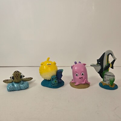 Disney Pixar Finding Nemo Toy Figure Lot of 4 Cake Toppers PVC