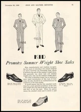 1929 Fashion Park Rosenberg Sketches Mens Fashion Shoes 2-Page Article Print Ad