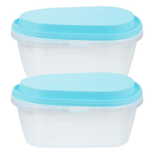 Ice Cream Box Boxes with Lids Airtight Leftovers Container Freezer eBay