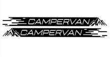 2X /CAMPER / CAMPER/CAMPER/ADESIVI / DECALCOMANIA / GRAFICA / VINILE
