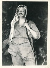 Yasser ARAFAT OLP Palestine Machine Gun 1960 Film Photography Press