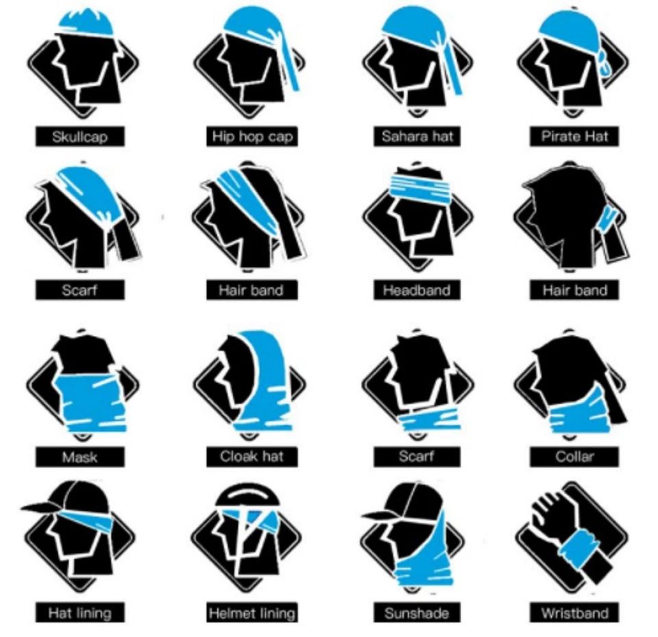 Pañuelo para la cabeza deportivo al aire libre diadema máscara facial bandana Union Jack bandera británica Foto 2 de 2