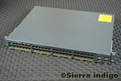 WS-C2960X-48LPS-L v05 Cisco 48-Port Gigabit PoE Switch with Rack Mount Brackets