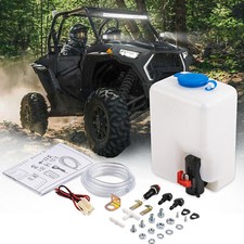 12v Universal Windshield Washer Pump Reservoir Kit Fluid Reservoir Tank 1.5l Utv