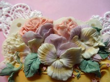 Beautiful Flowers silicone mold fondant cake decorating wedding cake roses FDA