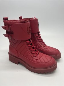 guess boots red