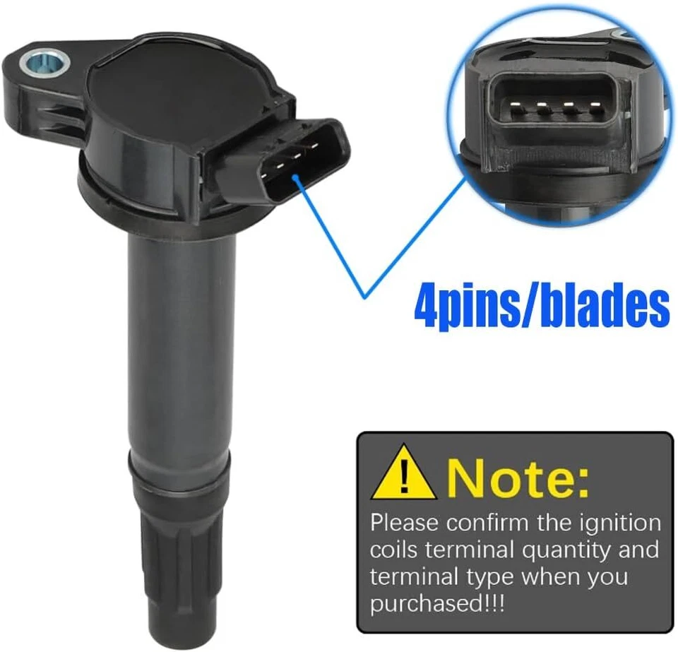 4X Bobinas de encendido de alto rendimiento para Toyota Camry RAV4 Highlander 2,5 L UF487 Foto 2 de 4