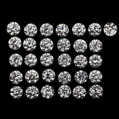 #ad 100 PCS Loose Lab Grown CVD Diamond 3.00 MM Round D Color IF CLARITY Certified $111.59