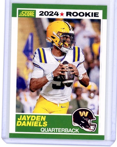 2024 Optic Football Jayden Daniels Passing Grade #2 RC Commanders | eBay