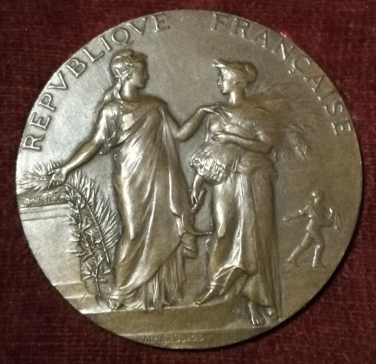Belle Médaille Française Début XXe - Ministère De L'Agriculture - Associations Agricoles - Bronze