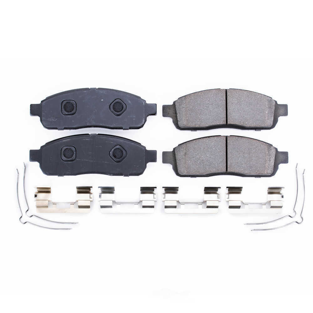 Disc Brake Pad Set-Front Z17 Low-Dust Ceramic Brake Pads with