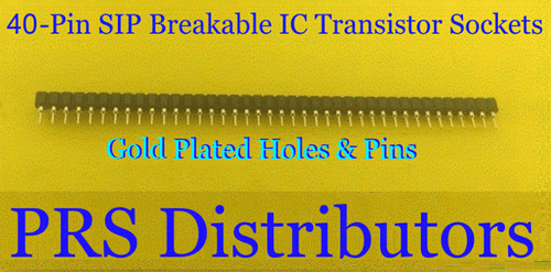40 Pin PCB IC Transistor Socket Breakable Single Row Round Pin Female Header 1PC - Picture 7 of 7