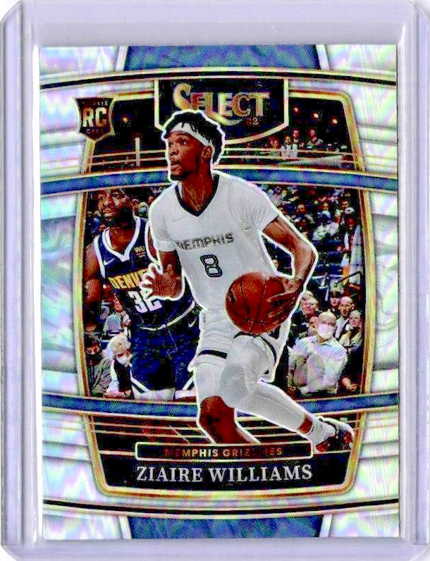 Ziaire Williams Rookie RC 2021-22 Panini Select Concourse Silver #86 Grizzlies