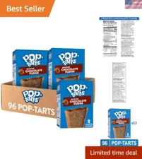 Delicious Frosted Chocolate Fudge Toaster Pastries - 12 Pack for Quick Snacking