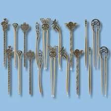 18 PCS Hair Sticks Vintage Hair Pins Chinese Women Hair Chopsticks