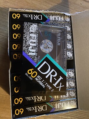 10 Stück audio kassetten neu FUJI DR-Ix, C60