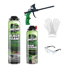 Sprayman Pro Black Gun Foam 24oz 1 Pack Pond Waterfall Landscaping Gun Incl. Set